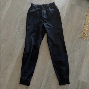 Lululemon Black Satin Jogger Pants Men’s Size Small
